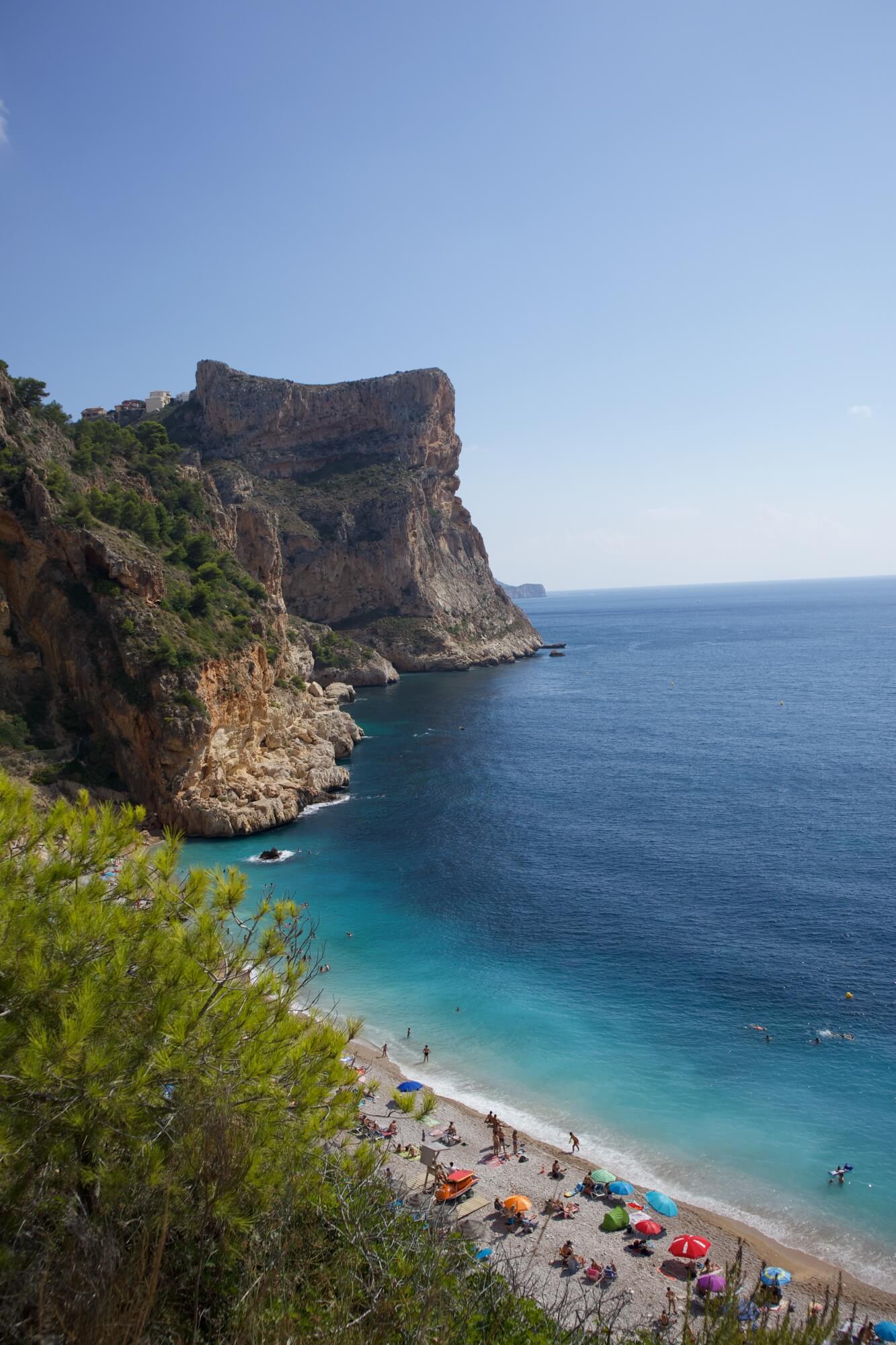 Cala Del Moraig Benitachell Beach Bathing In Alicante Valencia Cala Del Moraig Benitachell Beach Bathing In Alicante Valencia