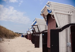 Warnemünde Strand, Am Leuchtturm - Foto